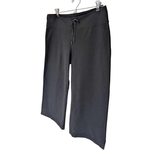 Lululemon Relaxed Fit Crop II Black Spandex Wide Leg Rel: 11/2011 Women's size 8 - Picture 6 of 11